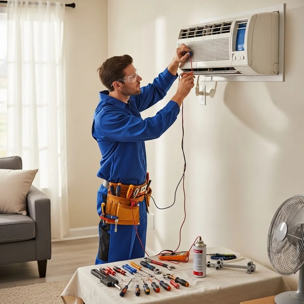 Alaşehir Termoteknik Termoteknik klima gaz dolumu ve bakım – Enerji verimliliği artırıldı. - Teknik servis örneği